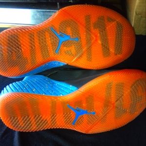 Air Jordan "Why Not" Triple Zero 1 Basketball Shoes Orange Blue & Black